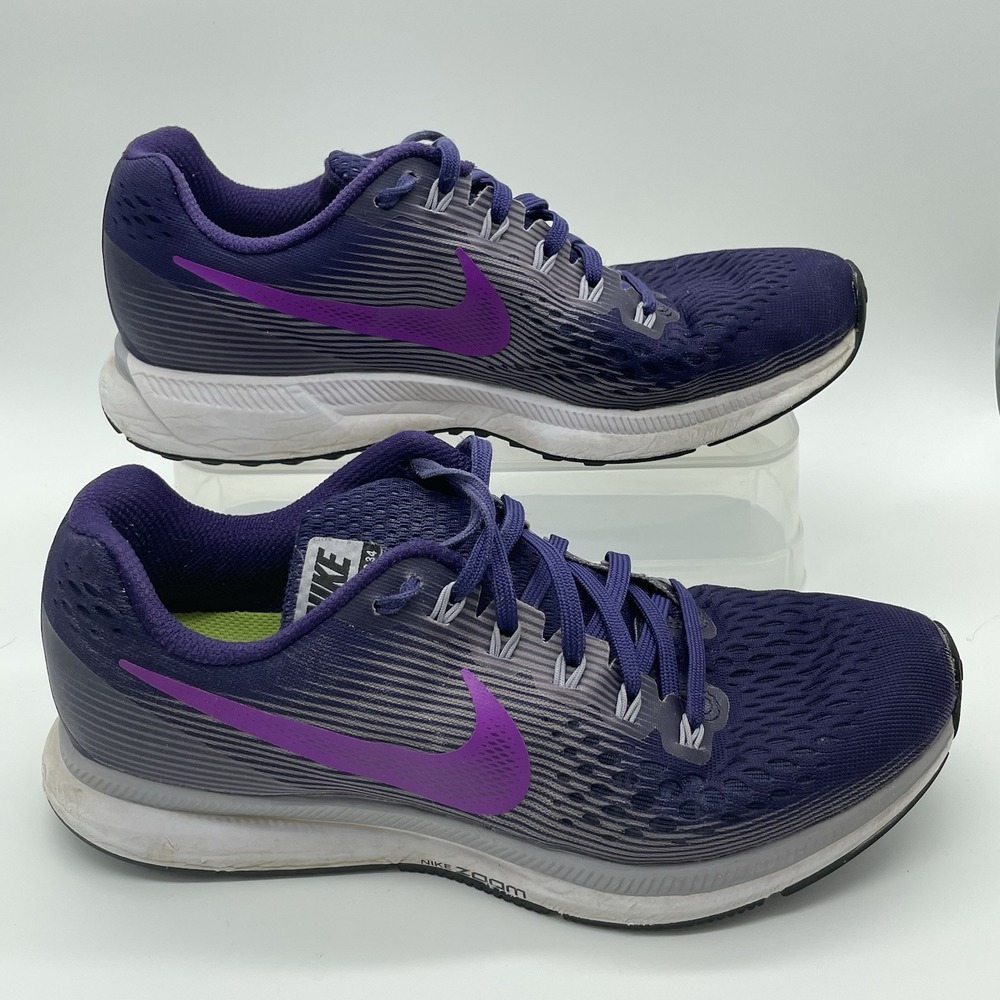 Nike Women Air Zoom Pegasus 34 880560-500 Purple Running Shoes Sneakers Size 8.5 - Picture 5 of 11